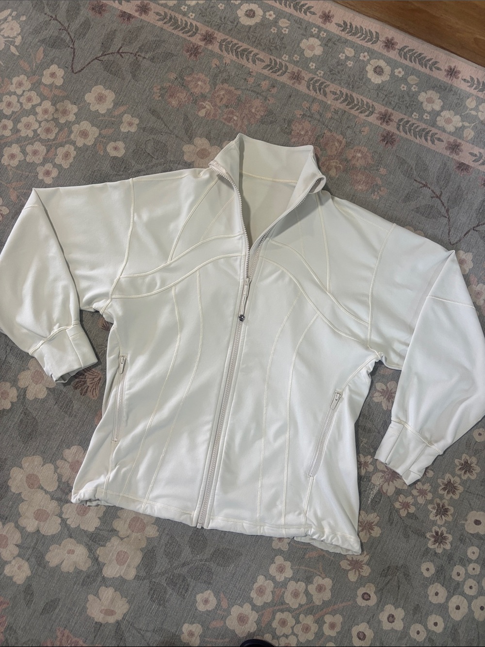 lululemon oversized define jacket-light ivory